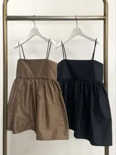 UNITED ARROWS P タフタ キャミソール　ブラウンのサムネイル