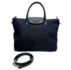 美品 プラダ ハンドバッグ 2way トライアングルロゴ 白タグ BN2541