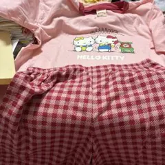 HELLO KITTY ルームウェア 上下セット ピンク Mサイズ