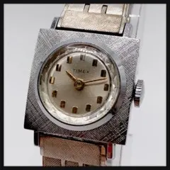 【希少】TIMEX タイメックス★ヴィンテージ レディース 腕時計 手巻き 銀のサムネイル