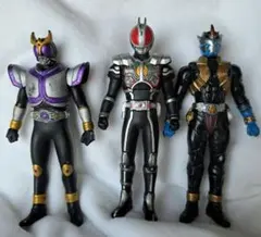 仮面ライダーソフビ　3体 555ファイズアクセルフォームなど