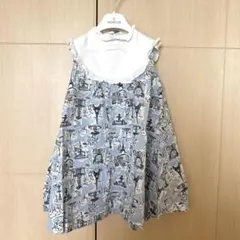 PETIT BATEAU プチバトー ワンピース・ドレス パリ柄　6ans