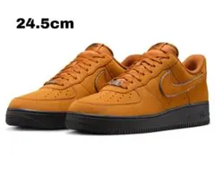 ナイキ　エアフォース1 スウェード　デザートオークル　ブラック　24.5cm