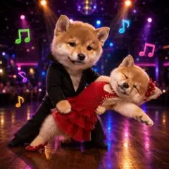 【971】柴犬 豆柴 ステッカーシール・缶バッジ・キーホルダー