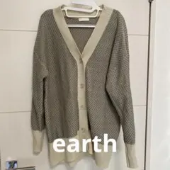 レディース　春夏カーディガン　earth