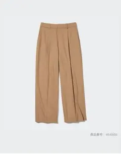 UNIQLO タックワイドパンツ ベージュ 2023年モデル