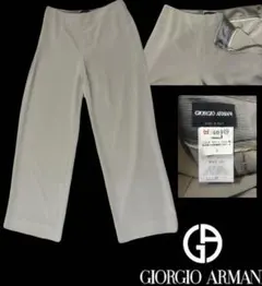 80s GIORGIO ARMANI Cotton Rayon Slacks - メルカリ