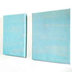 【24h以内発送可能】ミニアートパネル 空のような水のような水色 ミニサイズ2枚