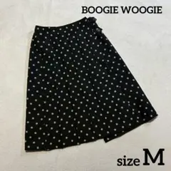 ⭐︎ブギウギ　ドット柄　プリーツスカート　サイズM