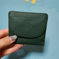 革　二つ折り財布