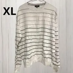 ストライプセーター 長袖 【XL】