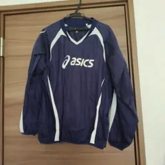 asics 長袖ピステ 150サイズ 紺色