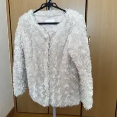 who's who Chico(チコ) ファーコート　プードルコート　アイボリー