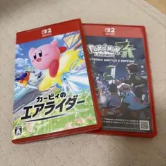 ポケモン レジェンズZA & カービィのエアライダー　　　スイッチ2ソフト