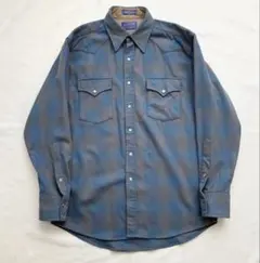 PENDLETON ペンドルトン オンブレチェック ウール ウエスタンシャツ