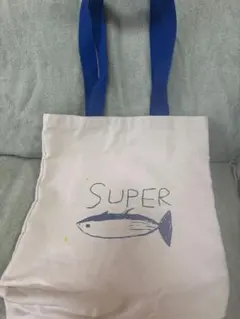 BTS ジン SUPER TUNA トートバッグ　美品のサムネイル