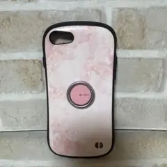 【⚠️すいか様専用⚠️】iFace ピンク マーブルデザイン ケース
