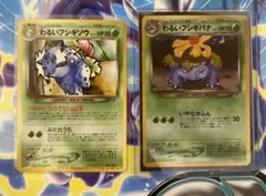 旧裏　ポケモンカード　わるいフシギバナ　わるいフシギソウ