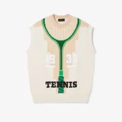 LACOSTE ラケットグラフィックジャガードベストのサムネイル