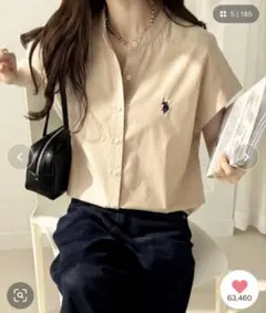 Ada.別注 U.S. POLO ASSN.】ペプラム 半袖 シャツ - メルカリ