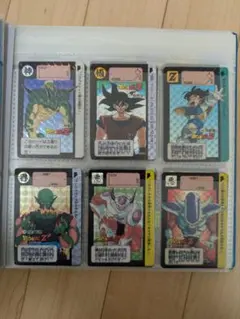 当時物】10枚セット ドラゴンボール カードダス 両面プリズム 両面キラ