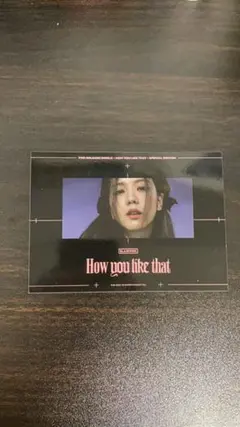 BLACKPINK How You Like That ジス ポストカード