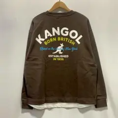 新品‼️ビックシルエット❗カンゴール❗プリント刺繍スウェットトレーナー❗