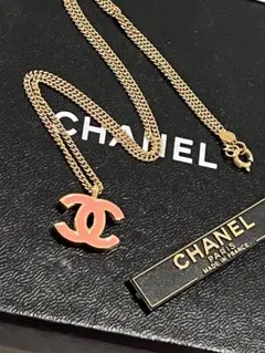 CHANEL シャネル　ココマーク　ペンダント　ネックレス　ピンクゴールド 美品