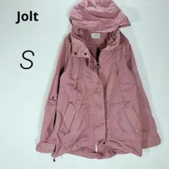 海外古着✨訳あり✨Jolt フード付ミリタリージャケット ピンク【S】01-52