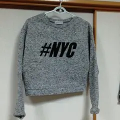 ショート丈 スウェット