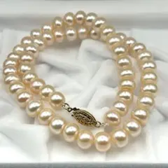 大珠⭐️】 パール 本真珠 8.0~8.2mmネックレス シルバー刻印 - メルカリ