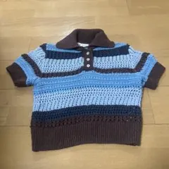 ZARA ♪ニット半袖 ボーダー♪のサムネイル