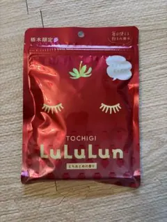 栃木限定 LuLuLun シートマスク いちごの香り 7枚入り