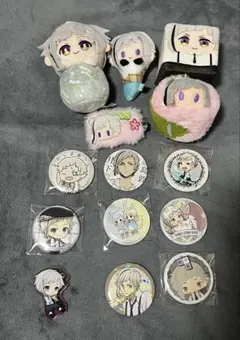 文豪ストレイドッグス 中島敦 缶バッジ ぬいぐるみ