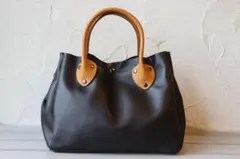 トートバッグ ブラウン系 型押し レザー 軽量 ハンドメイド 8110 
