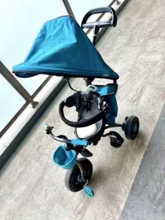 ides Compo Fit コンポフィット 三輪車 ブルー サンシェードのサムネイル