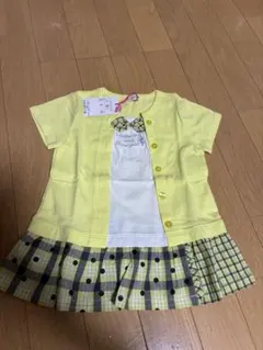 新品 kp 90cm ニットプランナー Tシャツ 半袖 チュニック 女の子のサムネイル
