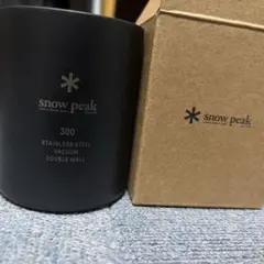 非売品【snowpeak】真空セラミックコートマグ300ブラック お詫びの品