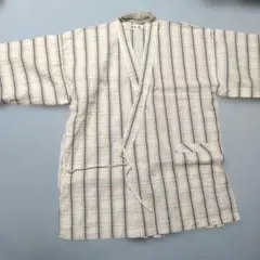 甚平　アイボリー　グレー