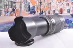 望遠レンズ Canon キヤノン 迫力の75-300mm レンズフード付き！