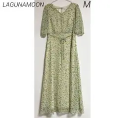 0500 LAGUNAMOON ラグナムーン 花柄 マキシワンピース