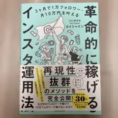 3ヶ月で1万フォロワー・月10万円を叶える 革命的に稼げるインスタ運用法