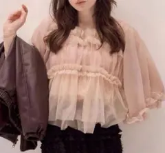 2026年最新】muguet sheer tulle peplum blouseの人気アイテム - メルカリ