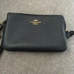 COACH レザー ショルダーバッグ ブラックのサムネイル