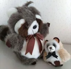 吉徳 あらいぐま アライグマ キツネ ぬいぐるみ ファインサクセス 2点