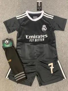 160cm レアル・マドリード新モデル　ロナウド子供サッカーシャツソックスセット