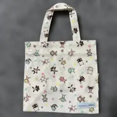【新品未使用】アランジアロンゾ　マチ付きビニールコーティングバッグ