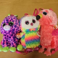 TY Beanie Boo リュック 3キャラクターセット