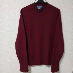 LANDS' END クルーネックセーター バーガンディ