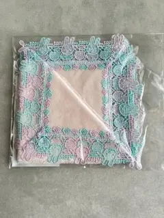 近沢レース　ミッフィー　MG&PKバイカラーハンカチ　ライトピンク　新品　未開封